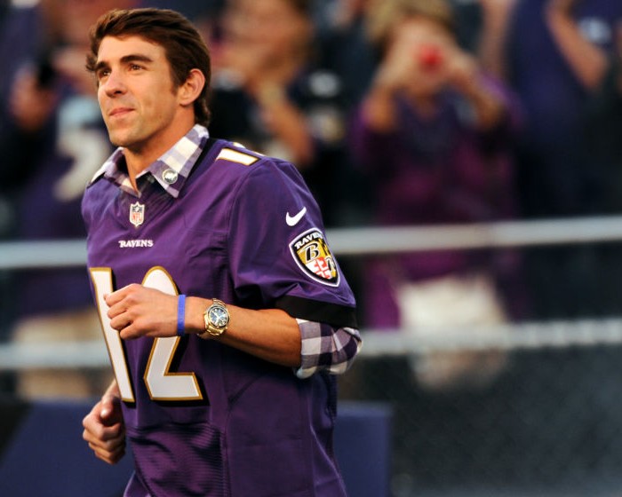 Futbol Americano, NFL: Ravens rinde homenaje a Michael Phelps